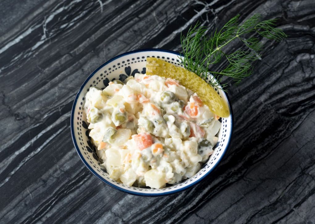 Mayonezli Amerikan Salatası